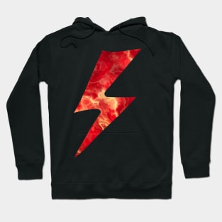 Red Lightning Flash Bolt Hoodie